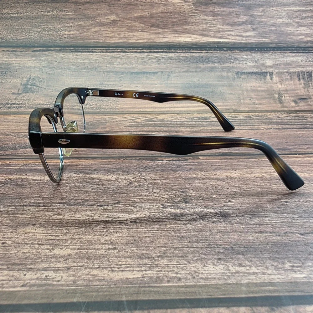 Ray-Ban Junior RJ9050S Matte Tortoise Silver Clubmaster Eyeglasses 45-16-125